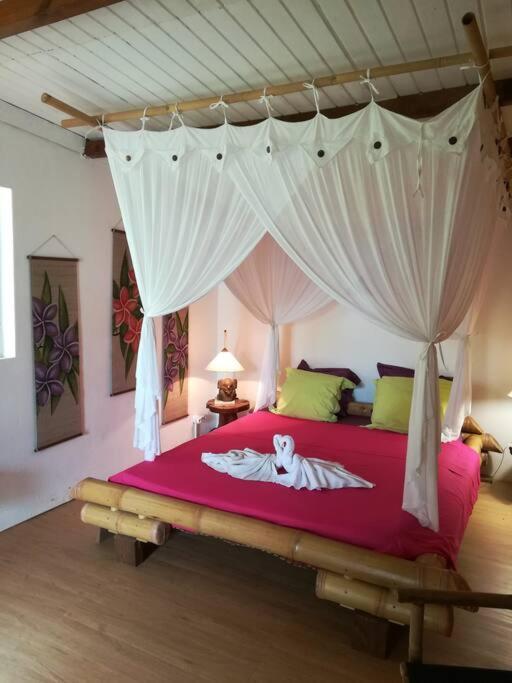 Bungalow Atypique Ti Bambou A 500M De La Plage 상트 안느 외부 사진