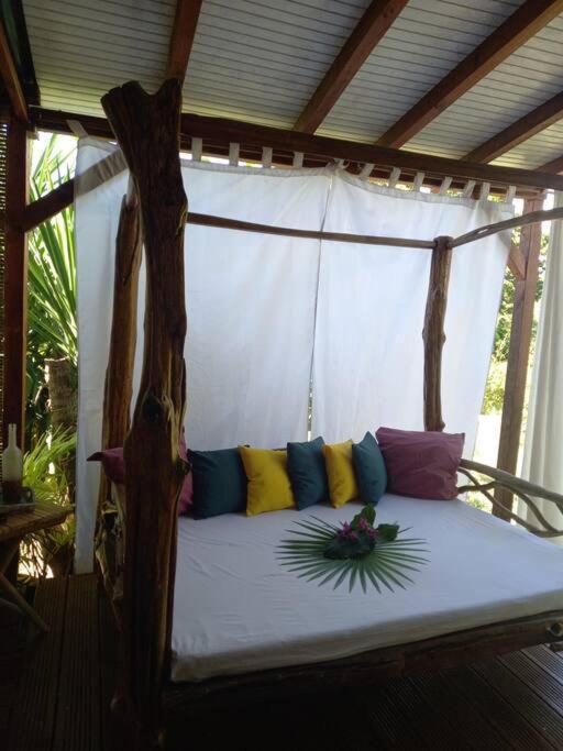 Bungalow Atypique Ti Bambou A 500M De La Plage 상트 안느 외부 사진
