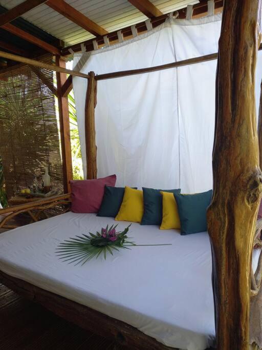 Bungalow Atypique Ti Bambou A 500M De La Plage 상트 안느 외부 사진