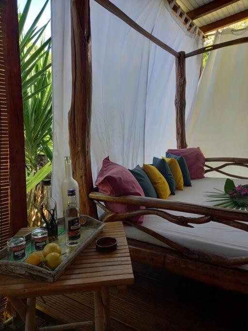 Bungalow Atypique Ti Bambou A 500M De La Plage 상트 안느 외부 사진